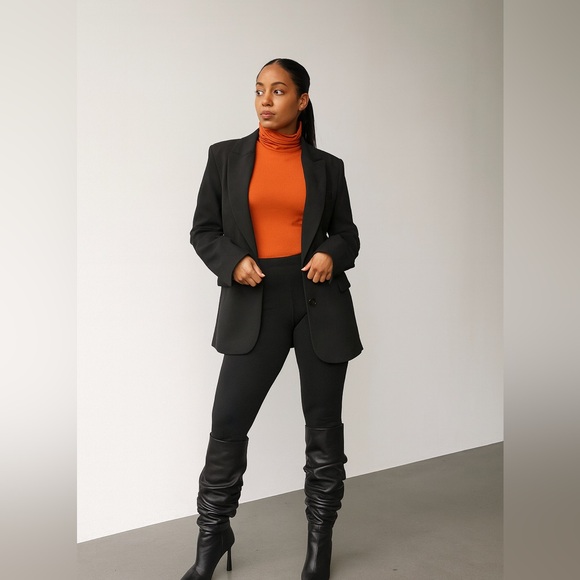 Brand New Luna Michael Kors Black Leather Women's Boots 10M - Picture 14 of 15